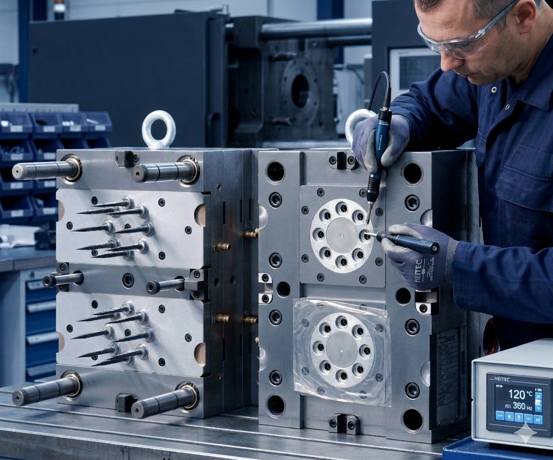 Reparatur und Wartung von Spritzgusswerkzeugen bei Schreck Kunststofftechnik